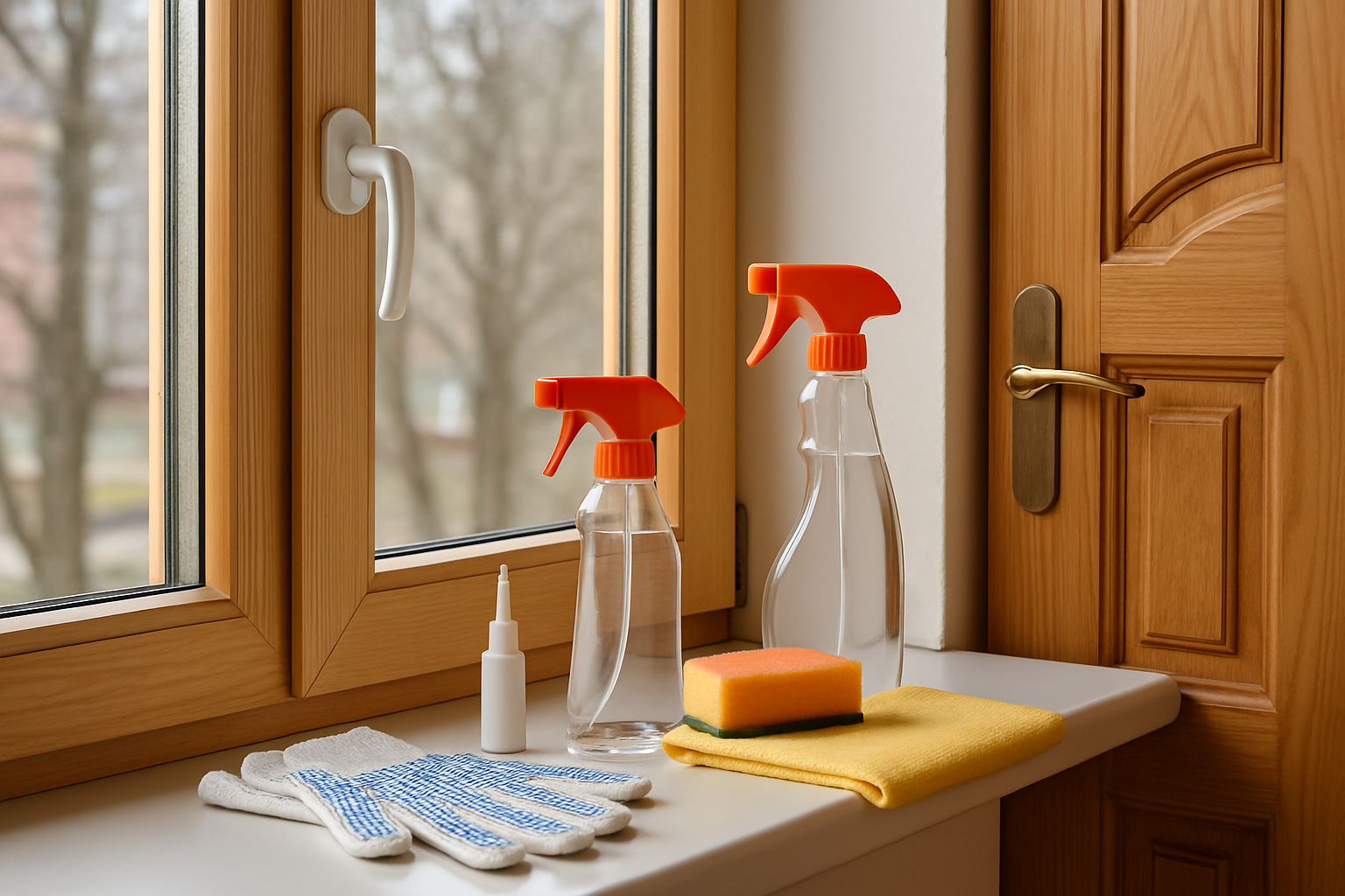 Как правильно ухаживать за деревянными окнами и дверями